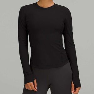 Lululemon Ventilated Mesh-Back Running Long Sleeve Shirt